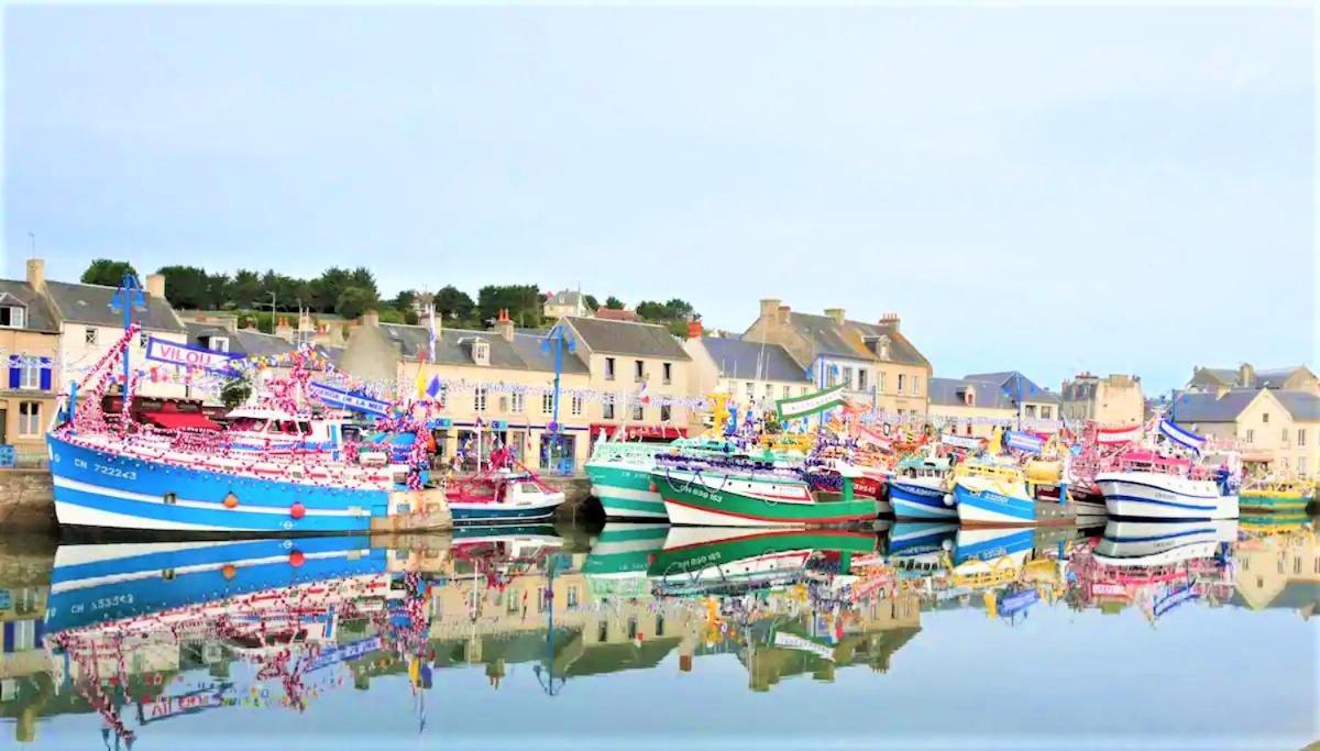 Maison Des Palmiers - Bord De Mer Et Campagne Villa Port-en-Bessin-Huppain Exterior photo